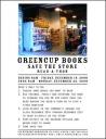 Greencup Books Book-A-Thon Poster