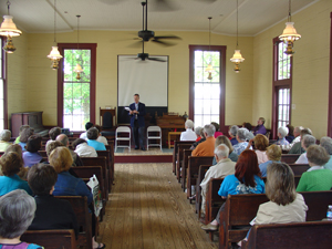 Alabama Book Festival This was one of my favorites. James Beard-nominee Frank Stitt front and center of the small church talking with folks.