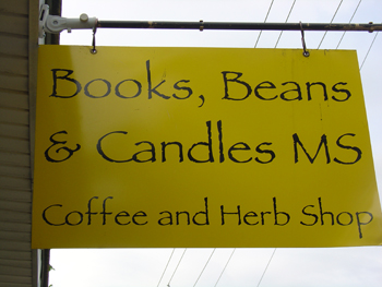 Bookstore sign